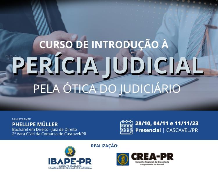 INTRODUÇÃO À PERÍCIA JUDICIAL PELA ÓTICA DO JUDICIÁRIO