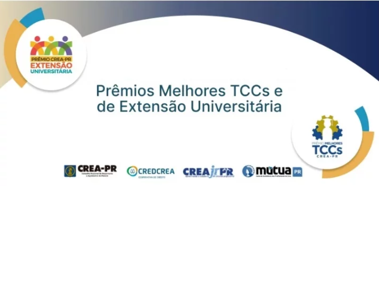 Crea-PR anuncia classificação final dos Prêmios Melhores TCCs e Extensão Universitária